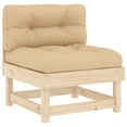 thumbnail image 2 of vidaXL 7 Piece Garden Lounge Set with Cushions Solid Wood, 2 of 5