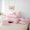 Pink S, variant on Erosebridal A Personalized Initial Girl Twin Bedding Sets 7-Piece,Teens Floral Rose Flowers Bedding Comforter Set,Pink Reversible