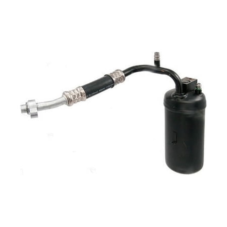 A/C Accumulator with Hose Assembly - Compatible with 1999 - 2001 Jeep Grand Cherokee 4.0L 6-Cylinder 2000