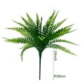 thumbnail image 3 of WUJDF 1Pc Artificial Fern Boston Plants,Plastic Shrubs Grass Fake Greenery Ferns Bushes for Home Garden Office Kitchen Outdoor Indoor Uv Resistant Wedding Diy Decor Planter Filler Home Decoration 14", 3 of 6