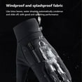 thumbnail image 5 of HDWUEN Mens Motorcycle Gloves Thermal Windproof Waterproof Touchscreen Gloves for Driving Riding Fishing, 5 of 8