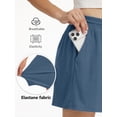 thumbnail image 2 of Airmenty Womens Shorts Casual Drawstring Shorts Elastic Waist Shorts for Women Lightweight Shorts with Pockets S-2XL, 2 of 7
