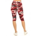 thumbnail image 3 of Women's Casual Workout Comfy Stretch Elastic Waist Burmuda Leggings Short Pant, 3 of 5