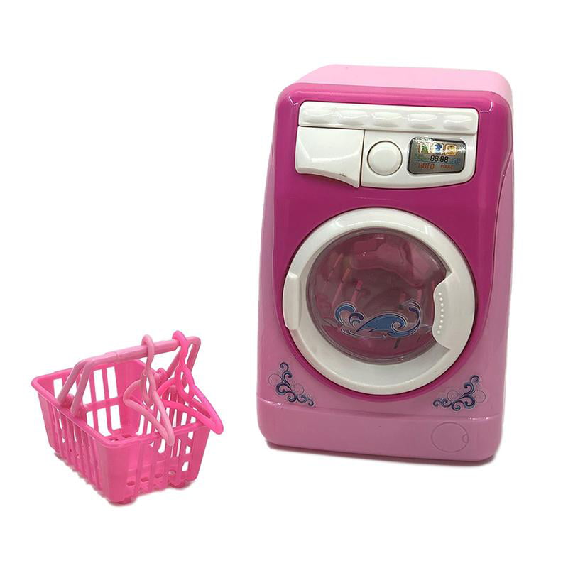 Mini Educational Simulation Washing Machine Toys Kids Play House Pretend T W2Q1 