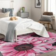 thumbnail image 4 of Sunflower Rugs for Bedroom - 4x5 Rug - Sunflower Rug - Pink Floral Area Rug - Flower Botanical Rugs - Girls Carpet, 4 of 7