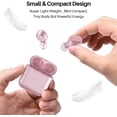 thumbnail image 2 of Auriculares inalámbricos TOZO T6 con control táctil, estuche de carga inalámbrica, resistente al agua IPX8, micrófono incorporado, deporte - oro rosa, 2 of 3