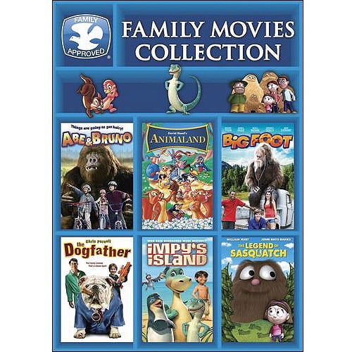 Dove Approved Family Movies Collection: 6 Films - Animaland / Bigfoot / The  Legend of Sasquatch / The Dogfather / Impy's Island / Abe And Bruno -  