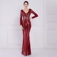 18831 Positioning Flower Beaded Evening Dress Women‘s New Banquet