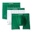 thumbnail image 1 of Lacoste Men 3 Pack Cotton Stretch Boxer Briefs, 1 of 1