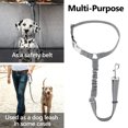 thumbnail image 6 of Plutus Pet Dog Seat Belt for Car Headrest, Reflective and Adjustable with Bungee for Small Medium Large Dogs and Cats, Gray, 6 of 7