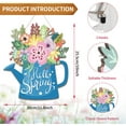 thumbnail image 6 of LIOUCBD Hello Spring Decorations for Home Spring Welcome Wreaths Sign for Front Door for Home Hanging Sign(Hello Spring Style), 6 of 7