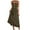 Army Green, variant on IROINNID Empire Dress For Women Regular Sleeveless Summer Suspender Sling Dress Button Casual Long Dress Square Neck Solid Color Dress