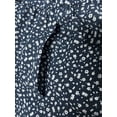 thumbnail image 3 of Robe Décontractée Grande Taille pour Femmes, Petites Tailles, Imprimé, Manches Courtes, Col Rond, Légère Extensibilité, Robe Maxi avec Poches, 3 of 4