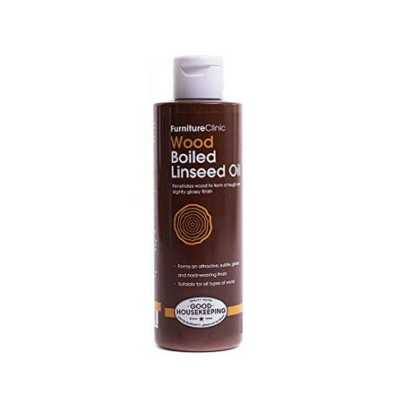 - Boiled Linseed Oil for Wood Furniture & More 8.5 oz (250 ml) Refined Oil