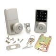 thumbnail image 6 of Honeywell Electronic Doorknob Lock with Touchscreen Satin Nickel Finish, 6 of 10