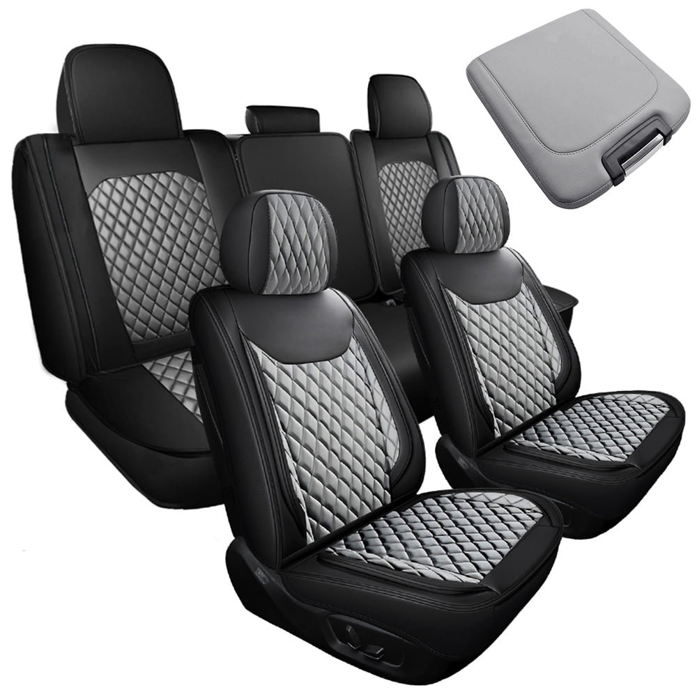 Covercraft Polycotton SeatSaver Custom Seat Covers for 2013-2016 Ram 1500,  2013-2016 2500, 2013-2016 3500 SS3438PCCH 1st Row 40/20/40 Bench Seat  Charcoal