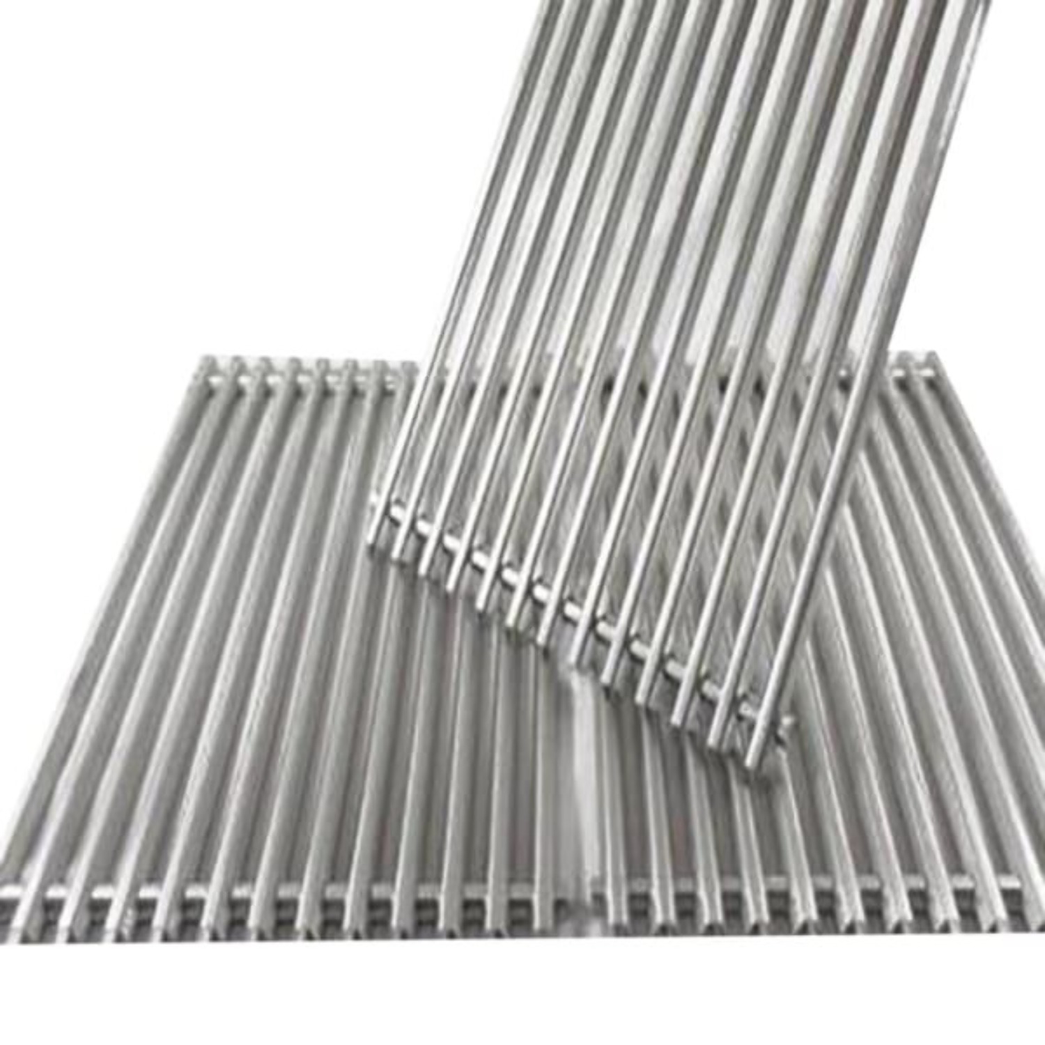 BBQ Grill Compatible With Weber Grills 3 Piece SS Grates 17-1/4 x 35-1/4 BCP85312 - image 2 of 4