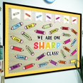 thumbnail image 2 of Set de decoración con tablón de anuncios VABAMNA Colorful Classroom, 2 of 7