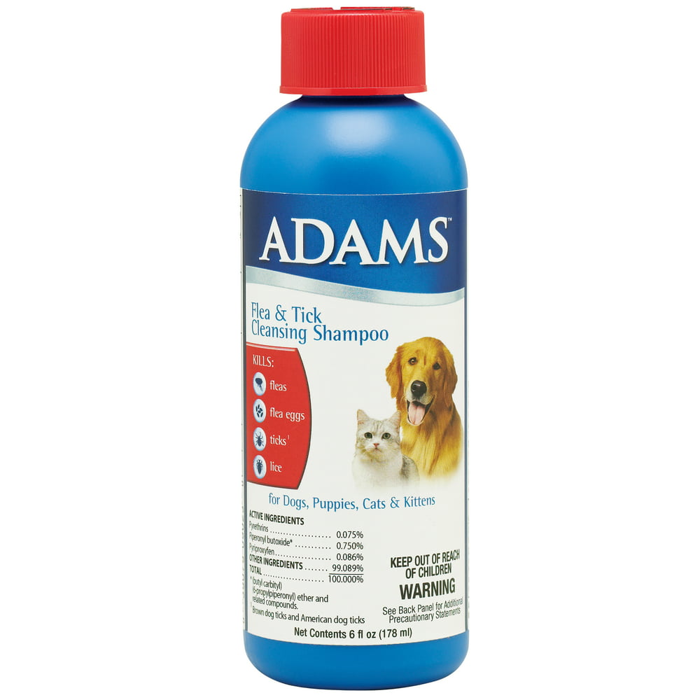 Adams Flea and Tick Control Cleansing Shampoo for Cats and Dogs 6