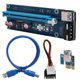 thumbnail image 1 of PCIE 1X To PCI-E 16X Graphics Card, PCIE Extender Card Cable Length 60cm USB3.0 Blue FP Solid Capacitors Stable Safe For Computer ANGGREK Otros, 1 of 8