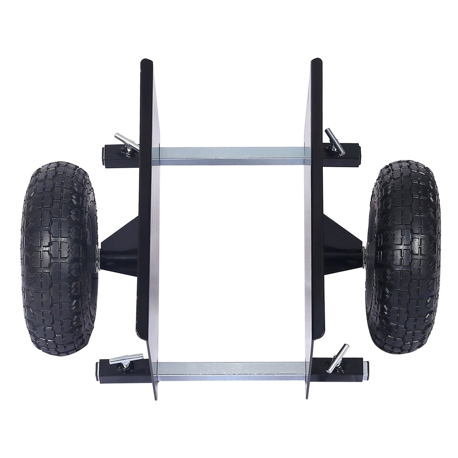, 600lb Panel Dolly , 10in. Pneumatic Wheels, Black ,Metal ,