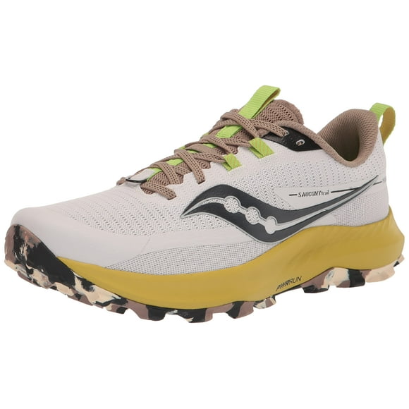 Saucony Men's Peregrine 13 Hiking Shoe, Fog/Clay, 9.5