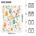 thumbnail image 2 of FORMRS 1-Subject Spiral Notebook 8" x 5" College Ruled 60 Refillable Sheet A5 Hard Cover, 2 Pack, Floral Easter Eggs, 2 of 7