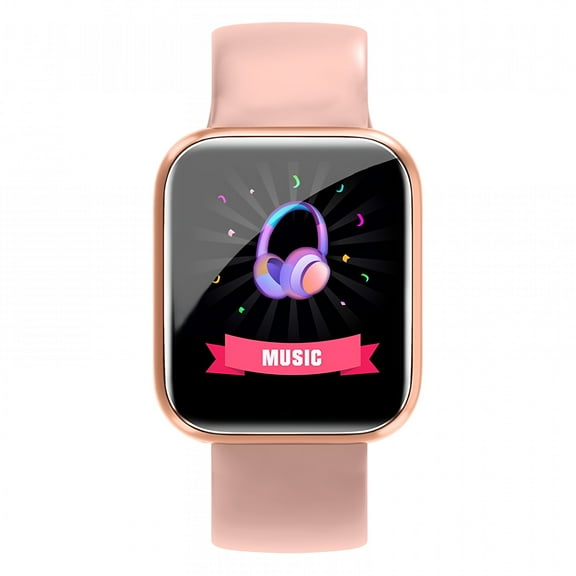 GJX Kids Smart Watch for Boys and Girls, Waterproof Kids Fitness Trackers Watch, Multiple Languages, Calories Counter, Alarm Clock, Great Gifts for Children 6  (Pink)