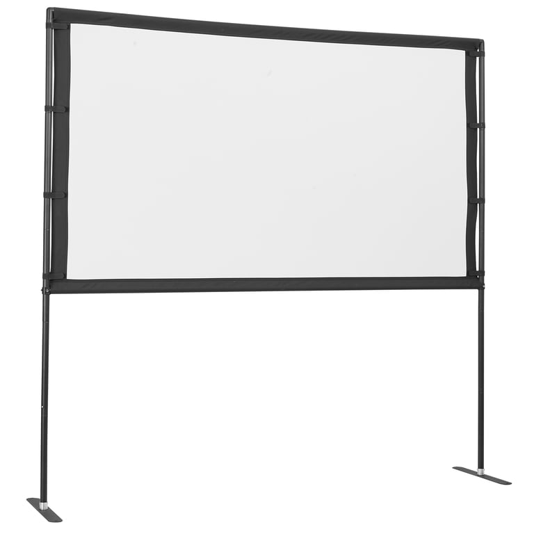 KFFKFF 80-Inch Foldable Projector Screen With Stand photo 2