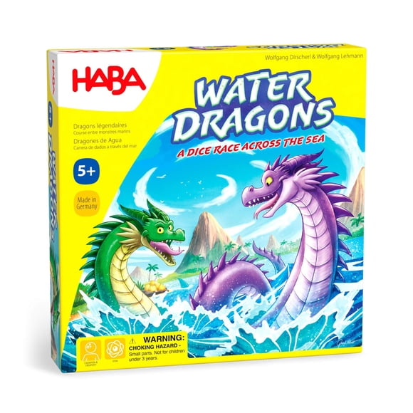 Juego de mesa HABA Water Dragons para niños a partir de 5 años fabricado en Alemania
