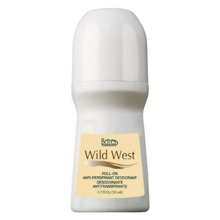 Betres Wild West Anti-Perspirant Roll-On Deodorant 1.7oz.