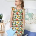 thumbnail image 4 of Balery Retro Bike Camisón de princesa para niñas, pijama de algodón con mangas abullonadas, suave y bonito.-X-Large, 4 of 6