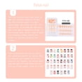thumbnail image 3 of ziyahi False Nail Wearable Perfect Matching Simple to Wear No Irritating Odor Fake Fingernail Breathable Press Type Adjustable Paster Type 16 Type 31 F741 1Set, 3 of 6