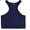 Dark Blue, variant on LYMAYTER Women Sport Tank Summer Fashion Halter High Neck Sleeveless Cute Crop Racerback for Tank Tops S-L