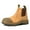 Tan, variant on TAN802 6 inch Soft Toe Slip On Mens Work Boots, Water Resistant Anti-Puncture Oil Resistant Chealsea Work Shoes
