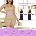 thumbnail image 5 of Gotoly Shapewear for Women Scoop Neck Tank Tops Bodysuits Jumpsuits Waist Trainer Full Body Shaper Faja Colombianas(Beige Medium-Large), 5 of 8