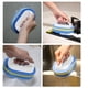thumbnail image 4 of Cepillo para frotar para baño y cocina – Cepillo para limpiar mango, Esponja, plástico, azul/blanco, 6,2x3,6 pulgadas – Agarre ergonómico, Quitamanchas, Multiusos, 4 of 6