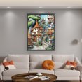 thumbnail image 2 of (16CTAEE-521__C__ 45X60) Hilo algodón ecológico bordado 16CT 2 hebras impresión 45*60cm kit serie paisaje punto cruz Castillo, 2 of 9