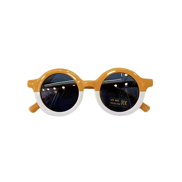 TheFound Lunettes de Soleil Rétro pour Tout-Petits Anti-Ultraviolets Lunettes d'Extérieur