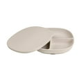 thumbnail image 1 of b.box - Assiette en Silicone + Couvercle - Latte, 1 of 5