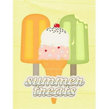 Carolines Treasures  Summer Treats Flag Canvas House Size