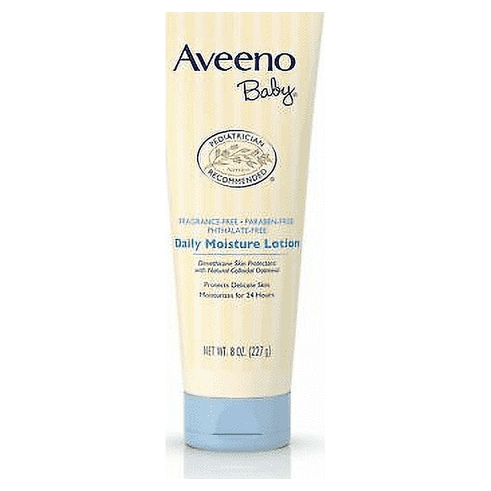 Aveeno Baby Daily Moisture Lotion, Natural Colloidal Oatmeal, 8 oz, 3-Pack