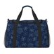 thumbnail image 1 of Fotbe Snowflake Dark Blue Bolsa de Viaje con Estampado, Bolsa de Fin de Semana para Mujer con Compartimento para Zapatos, Bolsa de Gimnasio con Bolsillo Húmedo, 1 of 7
