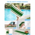 thumbnail image 5 of Beach Towel Green Stripe Lines Bath Pool Towels Linen Striped Absorbent Beach Towel Soft Large Quick Dry Lightweight Camping Travel Sports Yoga Gym Swim Towels for Adult 35x70 Inch, 5 of 9