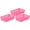 Pink, variant on YBM Home Medium Plastic Storage Basket (3 Pack), Purple 9 L x 6 W x 2.25 H