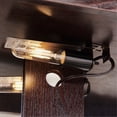 thumbnail image 6 of Lighted glass wine cabinet with adjustable partitions and drawer for versatile storage in living spaces, 6 of 7