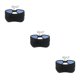 thumbnail image 1 of Methold Sleep Eye Blinder Bluetooth Stereo Sound Eye Patch Wireless Music Blackout Eyepatch con micrófono incorporado, negro Type1 NO1, 1 of 6