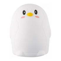Cute Penguin Night Light, Silicone Night Light For Children Boys And Girls Birthday Gifts 7 Colors (Penguin Battery）