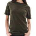 thumbnail image 3 of Oversized Unisex Lane Seven Ring Spun Cotton Vintage Short Sleeve Crewneck Tee Shirt - Vintage Olive 3XL, 3 of 4