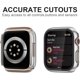 thumbnail image 5 of 6 Pack Case for Apple Watch Series 3/2/1 42mm with Tempered Glass Screen Protector, High Definition Scratch Resistant Hard PC Bumper Cover for Apple Watch Accessories (6 Colors, 42mm), 5 of 5